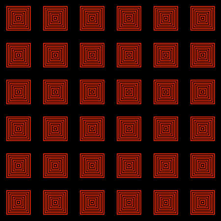 Illustration with repetitive geometric shapes covering the background. Drawing with colored pattern that can be used as a web pattern, wallpaper, digital graphics, gifts and artistic decorations.の写真素材