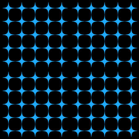 Illustration with repetitive geometric shapes covering the background. Drawing with colored pattern that can be used as a web pattern, wallpaper, digital graphics, gifts and artistic decorations.の写真素材