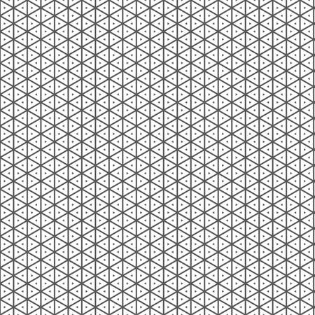 Illustration Black and white with repeated geometric shapes covering the background. Editable and colorable pattern for motifs, web, wallpaper, digital graphics and artistic decorations.の写真素材