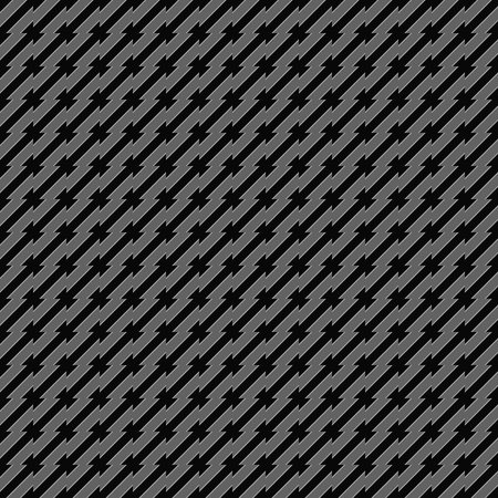 Illustration Black and white with repeated geometric shapes covering the background. Editable and...