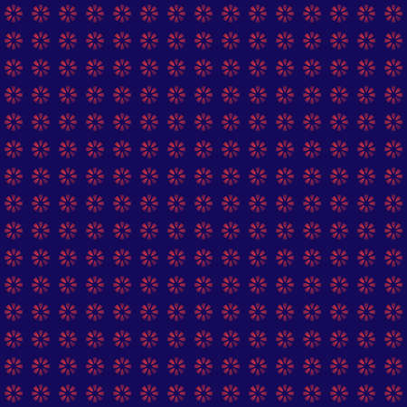 Illustration with repetitive geometric shapes covering the background. Drawing with colored pattern that can be used as a web pattern, wallpaper, digital graphics, gifts and artistic decorations.の写真素材
