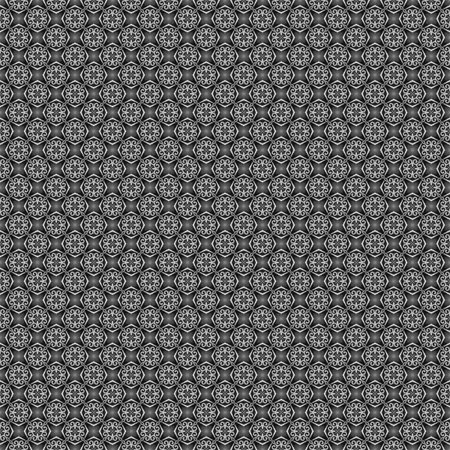 Illustration Black and white with repeated geometric shapes covering the background. Editable and...