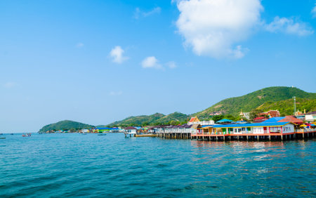 view island in pattaya provinceの写真素材