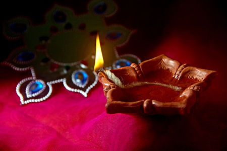 Diwali Lamp Indian Festival Diwaliの写真素材