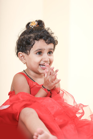 indian girl childの写真素材