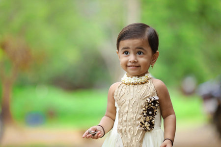 indian girl childの写真素材