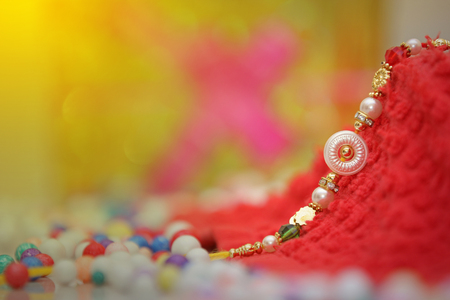 indian festival raksha bandhan , Rakhiの写真素材