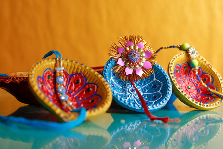 Indian Festival Raksha Bandhan , Rakhiの写真素材