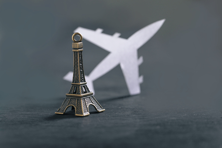 Travel concept , Eiffel tower miniatureの写真素材