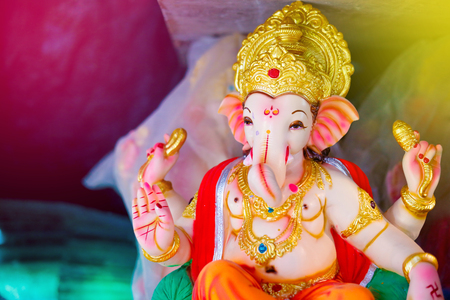 Lord Ganesha , Ganesha Festivalの写真素材