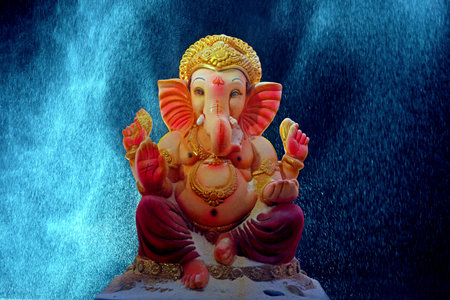Lord Ganesha , Ganesha Festivalの写真素材