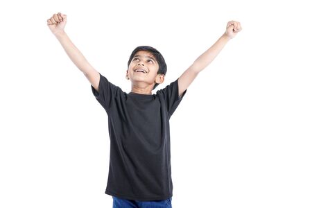 Joyful Indian Little boyの写真素材