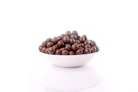 chocolate cashew nutの写真素材