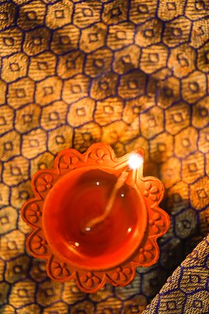 Indian Festival Diwali , Diwali oil Lampの写真素材