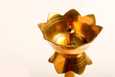 Elegant diwali lamp , Indian festival Diwaliの写真素材