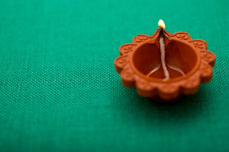 Indian Festival Diwali , Diwali oil Lampの写真素材