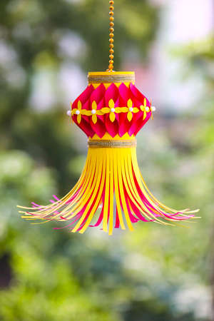 Indian Festival Diwali , colorful Lantern for diwali festivalの写真素材