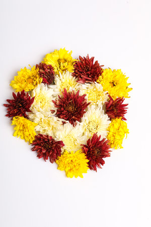Colorful Marigold Flower decoration for indian festivalの写真素材
