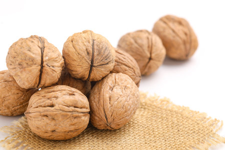 Walnut isolated on a white