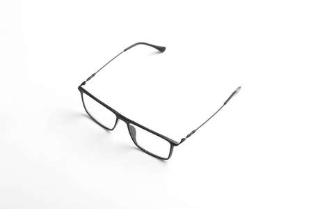 Spectacles or eyeglasses on whiteの写真素材