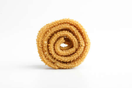Traditional Indian Diwali snacks Chakali or murukku Indian Traditional Tea Time Snack Chakliの写真素材