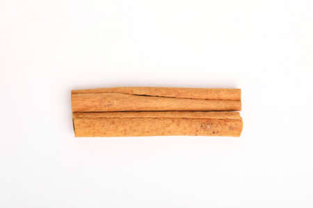 Cinnamon sticks isolated on white background ,の写真素材