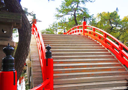 Arched bridgeの写真素材