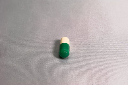 Potion of capsules prescribed by the hospital