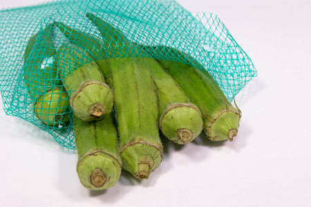 Japanese food materials okraの写真素材