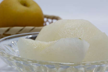 Japan produced pearsの写真素材