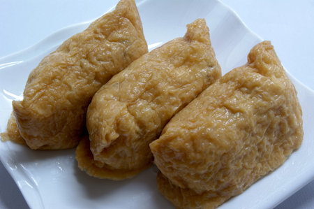 Sweet fried homemade sushi