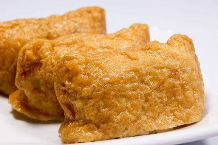 Sweet fried homemade sushi