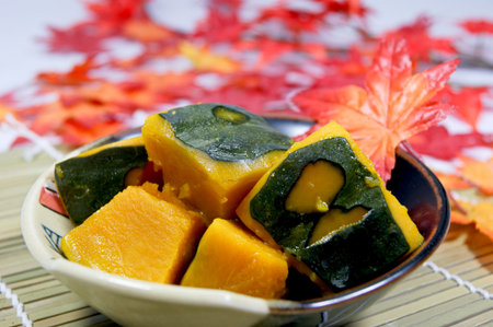 Autumn pumpkin stewの写真素材