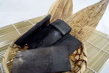 Bamboo charcoalの写真素材