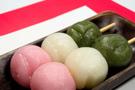 Three colors dumplings