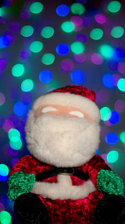 Ornament and led light for Christmas.の写真素材