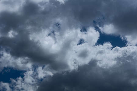 The cloud before the stormの写真素材