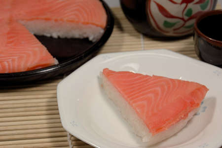 Trout sushiの写真素材