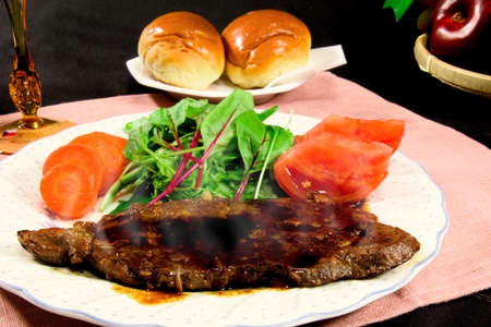 sirloin steakの写真素材