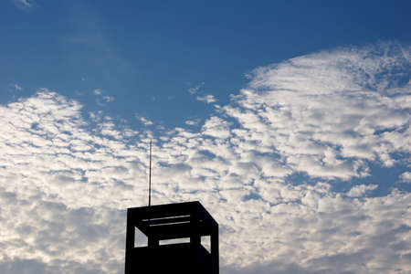 Blue sky and cloudsの写真素材