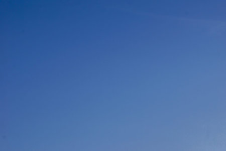 Blue sky and cloudsの写真素材