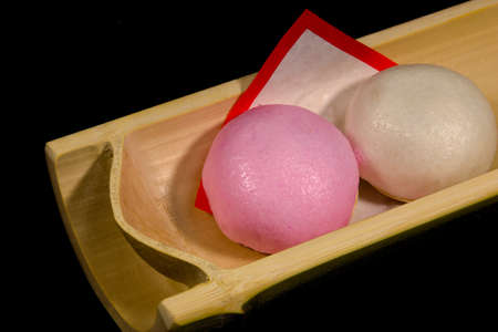 Red and white bunの写真素材