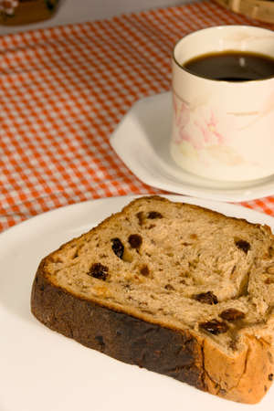 Handmade grape bread filled with grapes plentyの写真素材