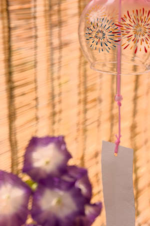 Cool wind chimeの写真素材