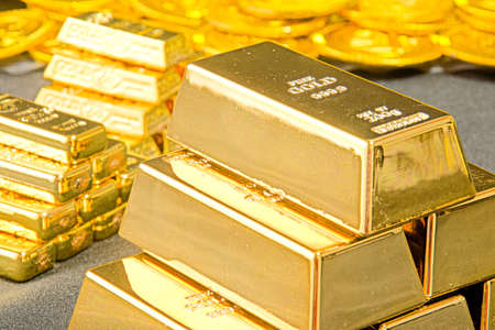 A large amount of goldの写真素材