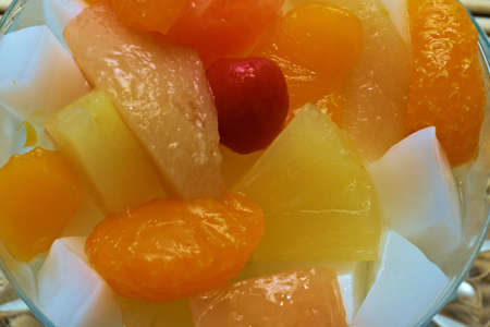 Fruit punches made at homeの写真素材