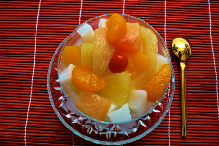 Fruit punches made at homeの写真素材