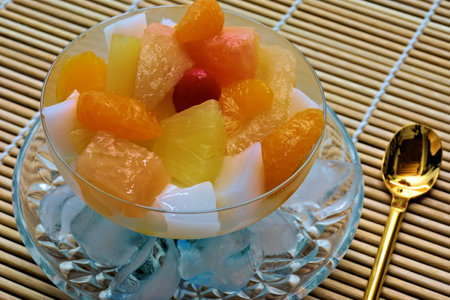 Fruit punches made at homeの写真素材