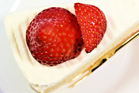 Strawberry short cakeの写真素材