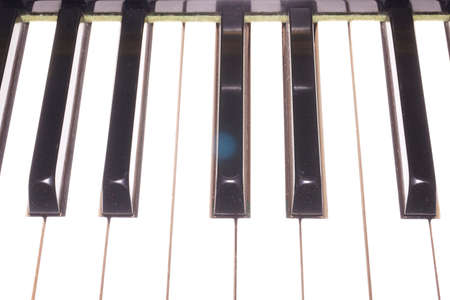 Piano with popping notesの写真素材